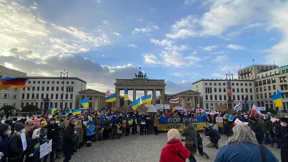 Акция "У войны нет границ" прошла в Берлине