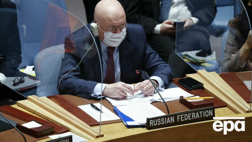 Небензя: Наші західні колеги намагаються на цій хвилі звести діалог до так званого врегулювання ситуації на кордоні з Україною, а не обговорити безпеку. А наші вимоги до безпеки набагато ширші