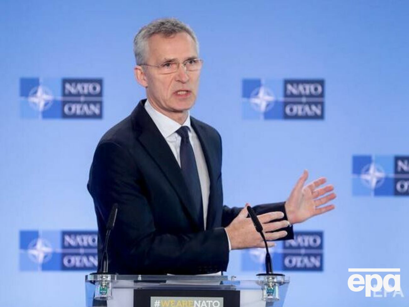 Столтенберг:&nbsp;Альянс не может не реагировать на самую крупную концентрацию сил со времени Второй мировой войны