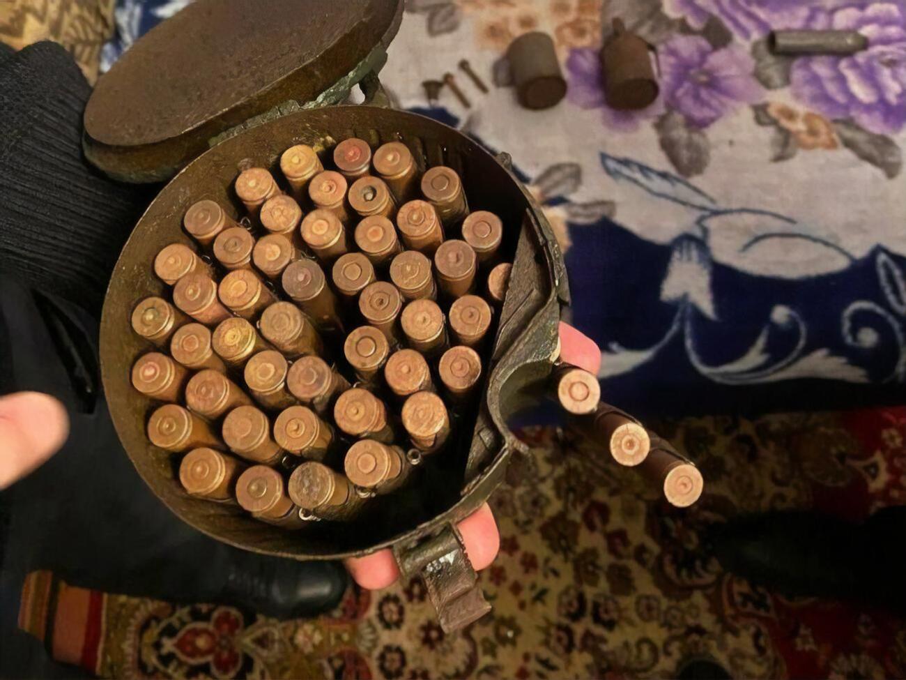 В доме у мужчины нашли и другие боеприпасы