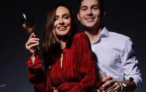 Христина та Володимир Остапчуки на Новий рік відпочивали в Карпатах