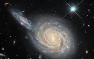 На фото зафіксовано спіральну галактику NGC 105, яка розташована приблизно за 215 млн світлових років від Землі