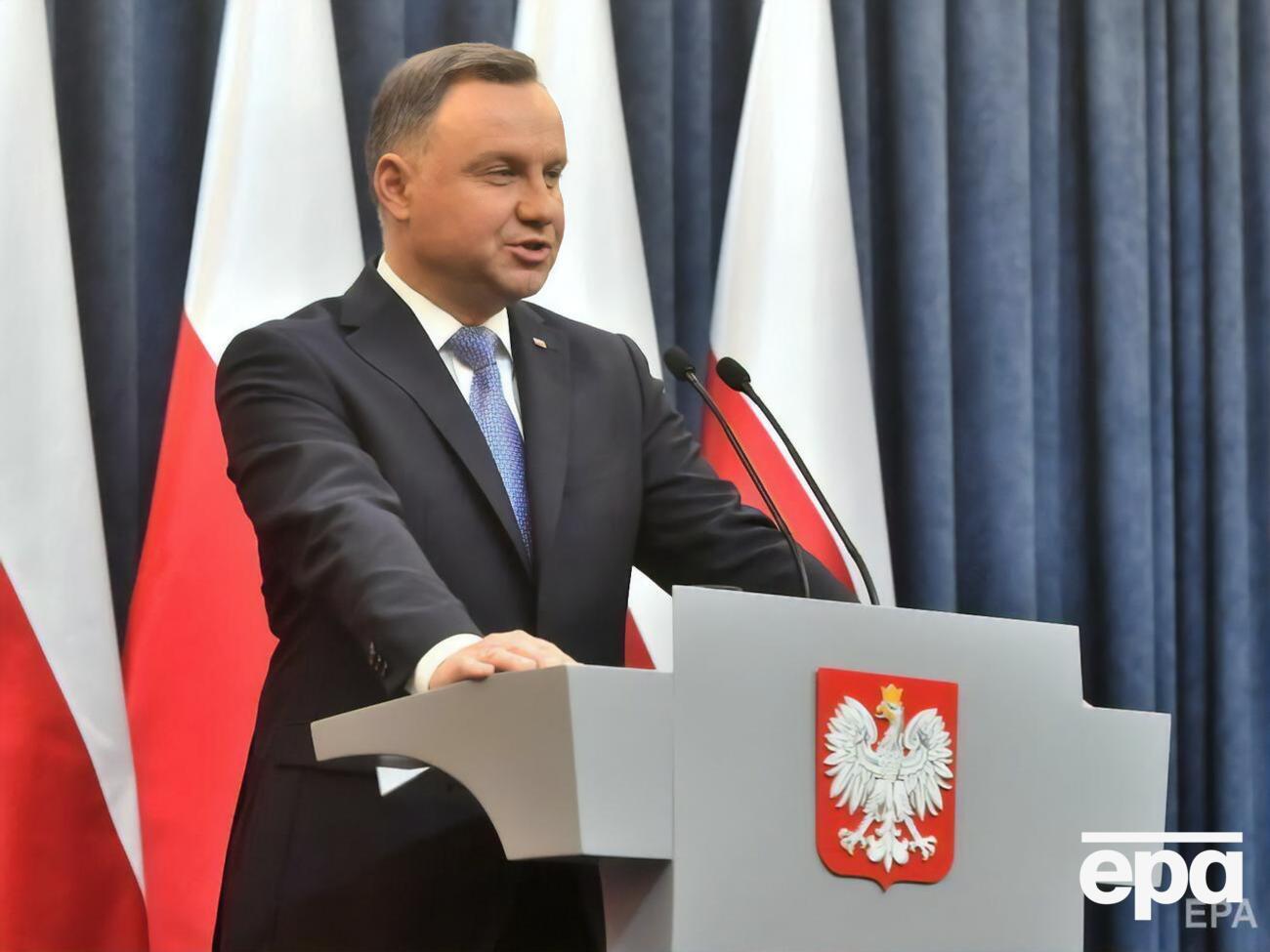 17 декабря Дуда (на фото) получил бустерную дозу вакцины от COVID-19, отметил Шрот