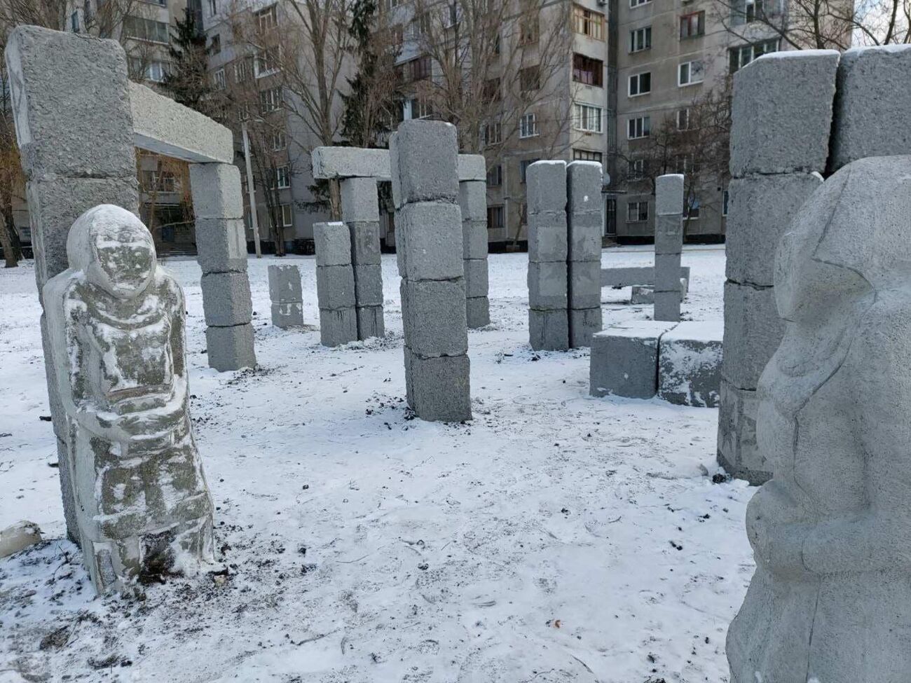 В инсталляции было около 160 элементов и она не была завершена