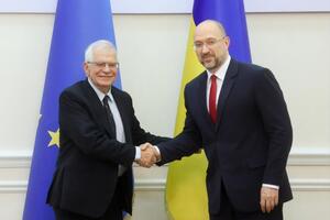 Целью РФ является недопущение вступления Украины в ЕС и НАТО, отметил на встрече с Боррелем Шмыгаль