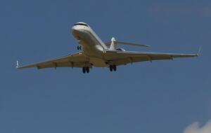 В Кыргызстане вечером ненадолго приземлялись два частных сверхдальнемагистральных самолета