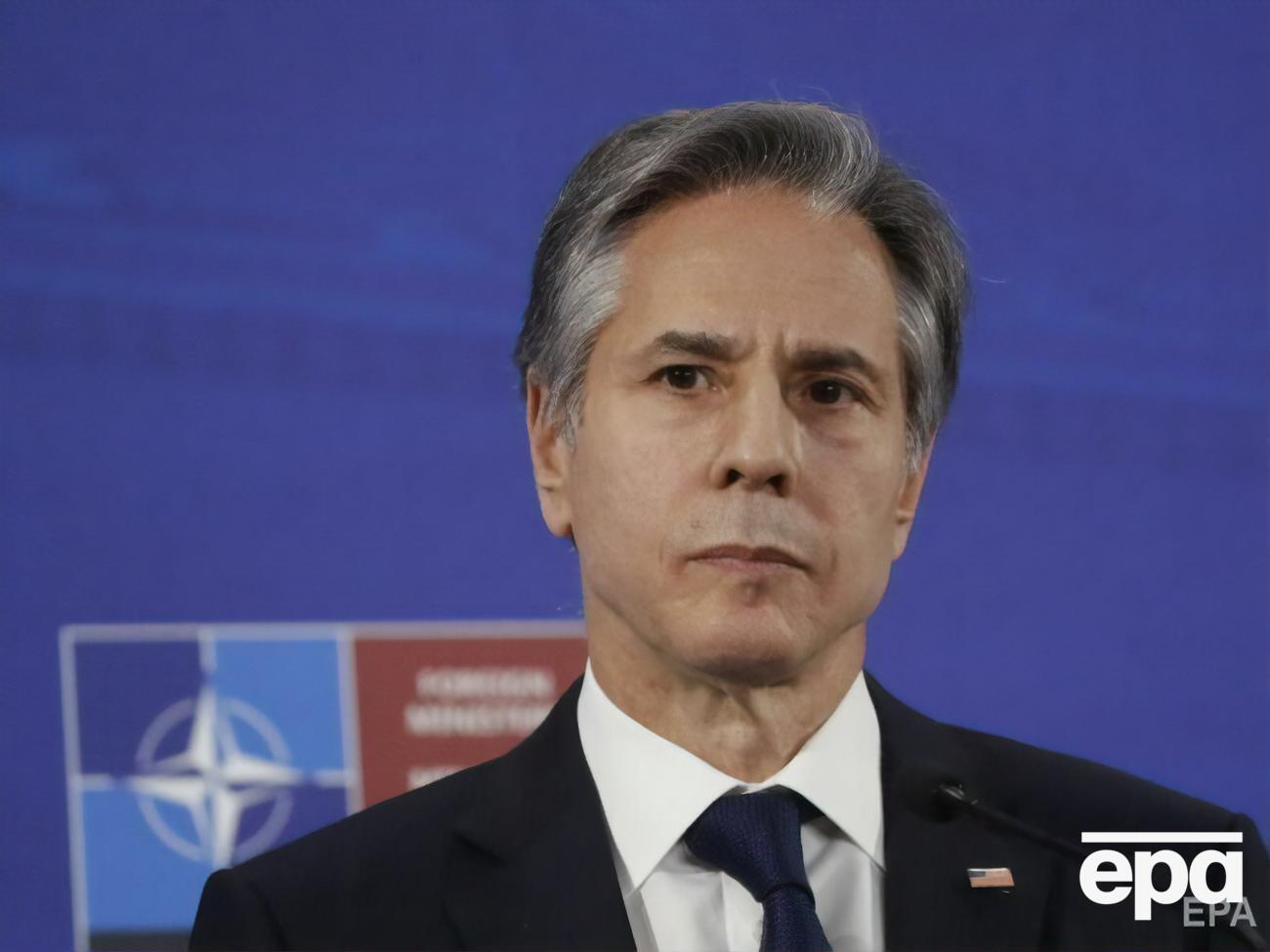 Ідея про те, що Україна є агресором, абсурдна, зазначив Блінкен