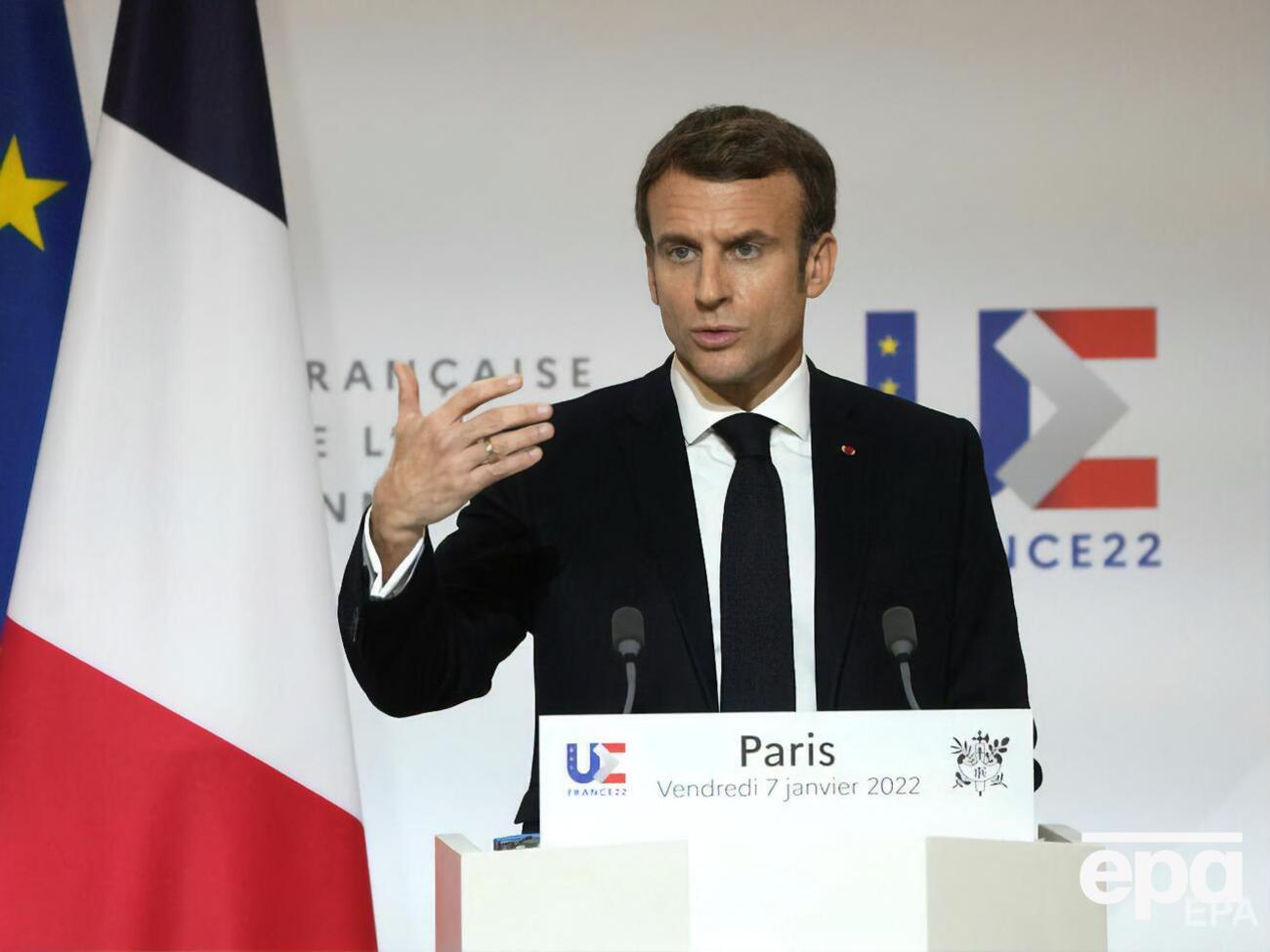 О планах собраться в нормандском формате Макрон заявил 7 января