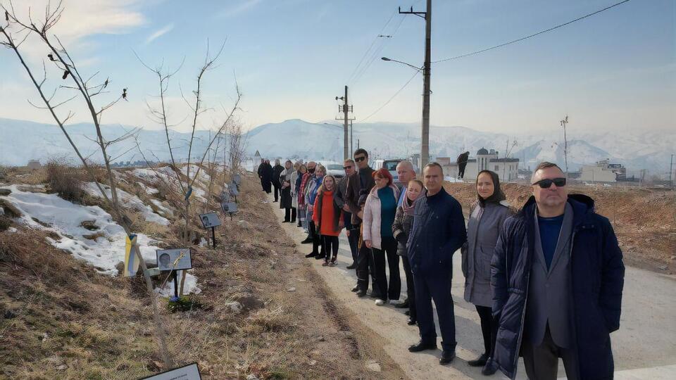 На алеї висадили 176 дерев шовковиці