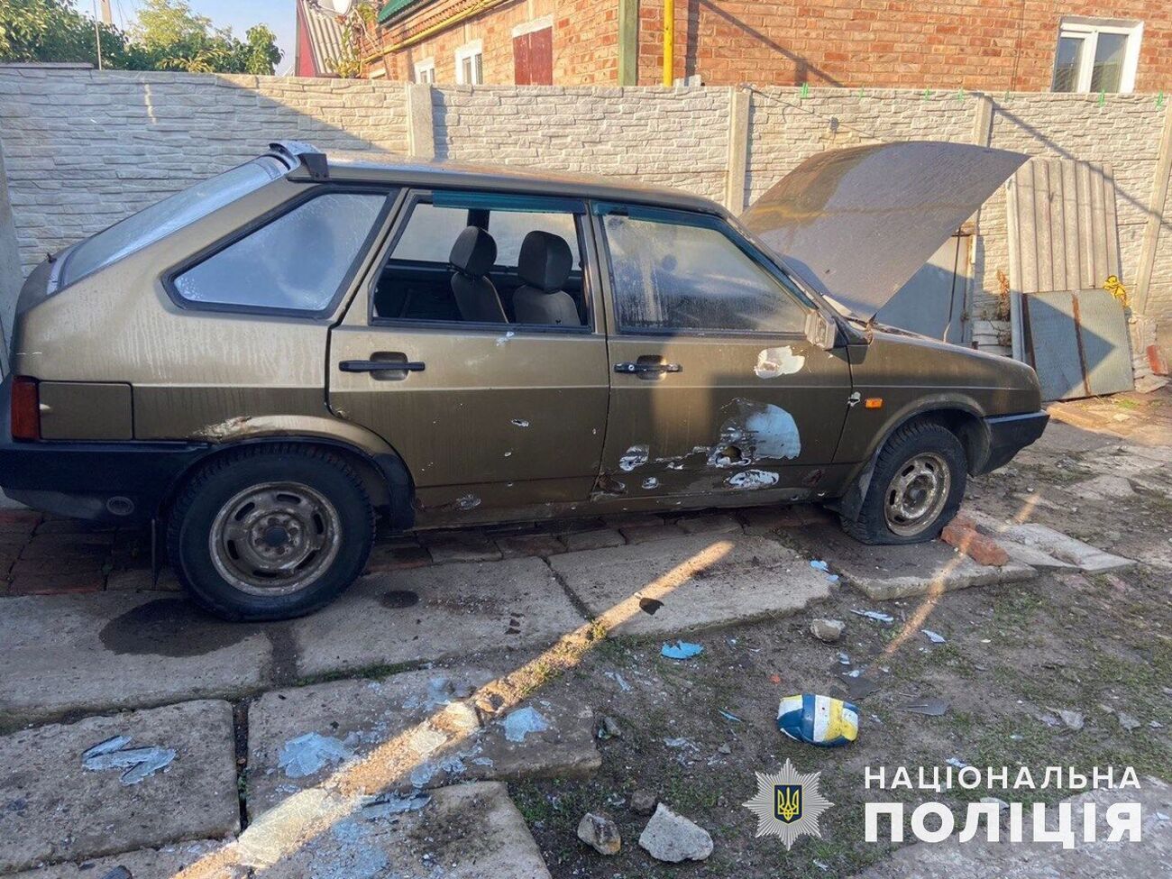 В результате обстрелов уничтожены или повреждены 14 жилых домов, детский сад, магазин и другие гражданские объекты