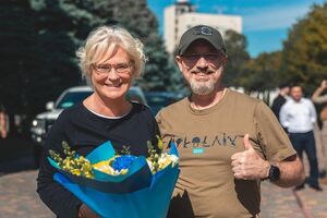 Ламбрехт (ліворуч) відвідала Одесу – це її перший візит в Україну від початку війни