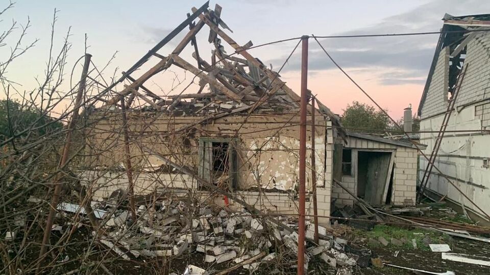 Сбитая ракета повредила дома