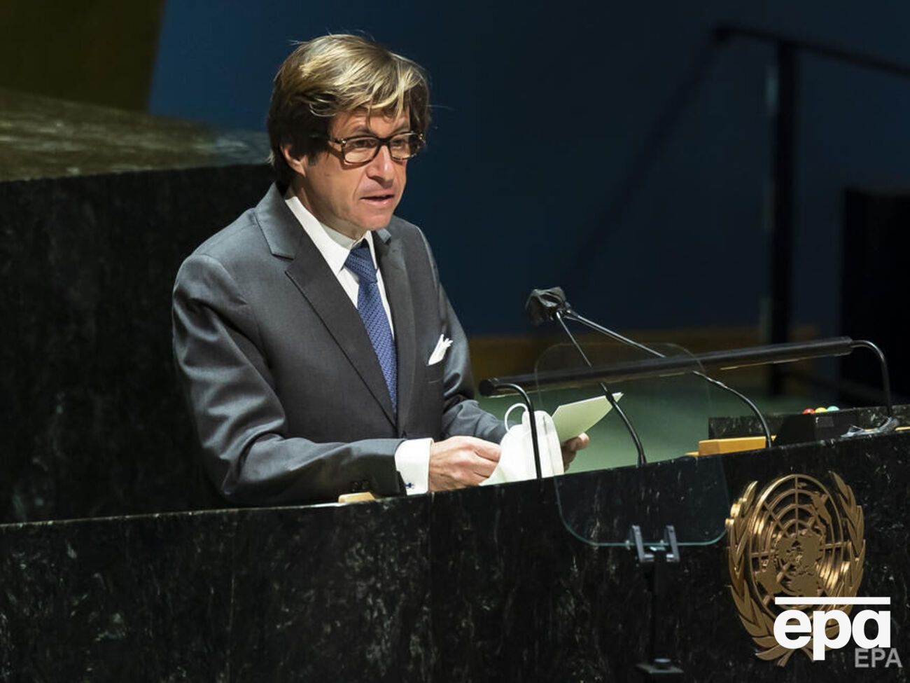 По слова Ривьера, насильственный захват территорий должен быть вопросом, из-за которого должна переживать любая страна &ndash;&nbsp;член ООН