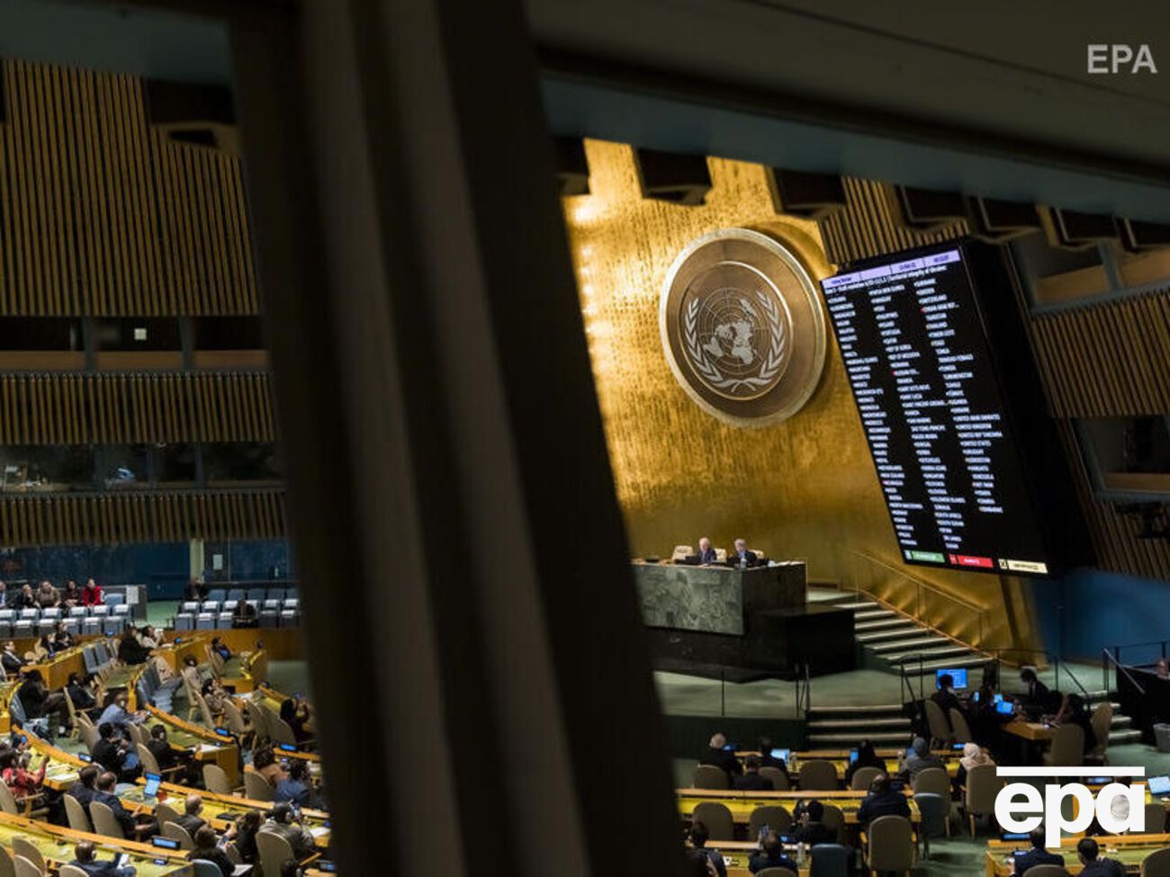 Резолюцію на підтримку територіальної цілісності України підтримало 143 країни зі 193, які входять в організацію