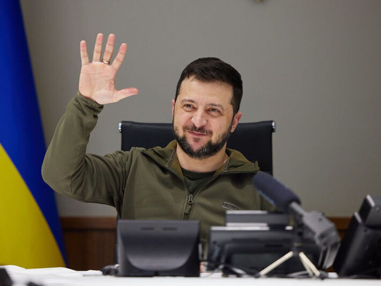 Зеленський: Російський агресор буде переможений, Україна буде вільною!