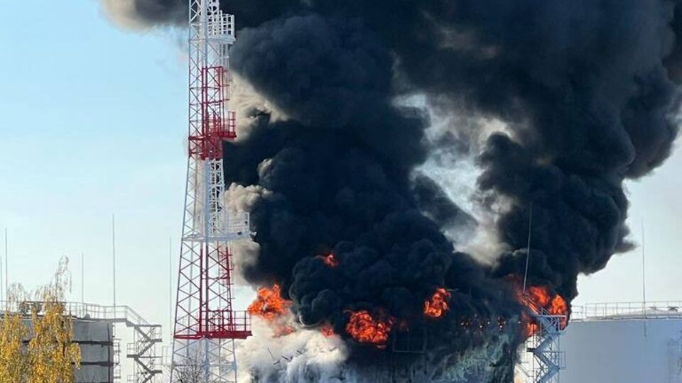 Губернатор показав фото пожежі