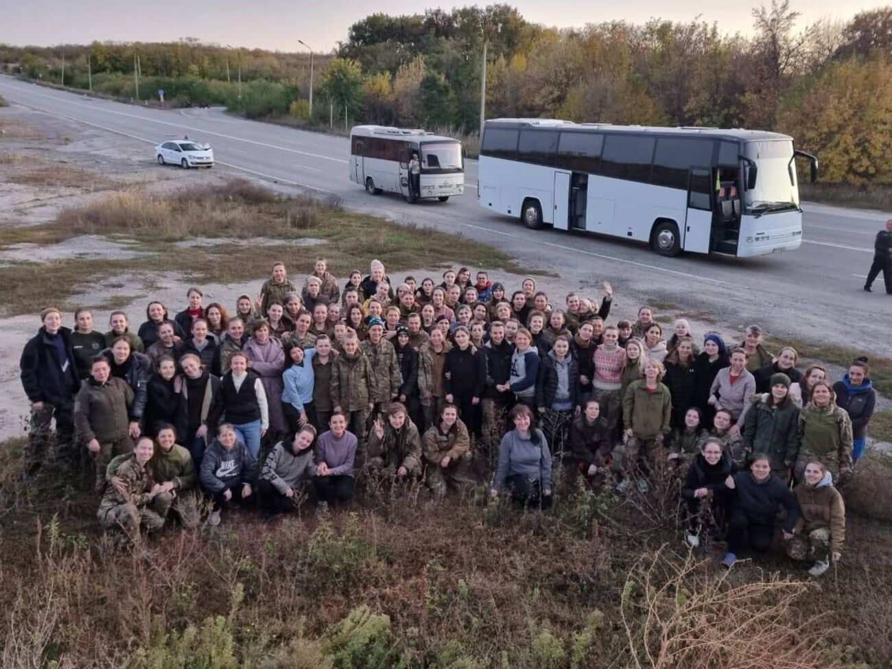 Украинских женщин обменяли на россиян