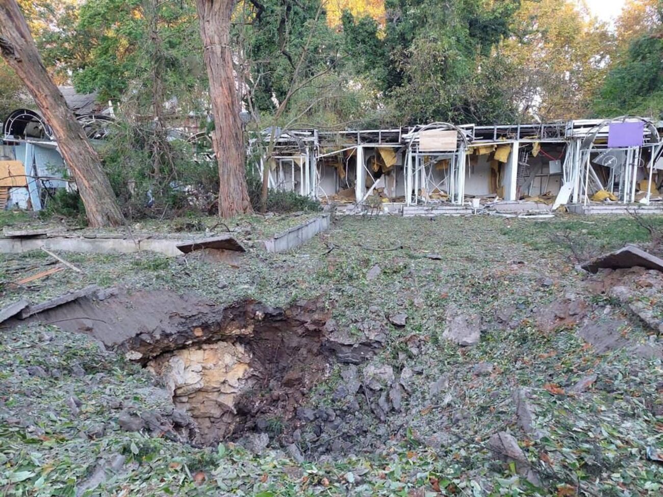 Окупанти влучили ракетами в житловий будинок і квітковий ринок
