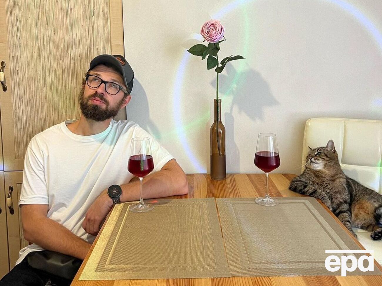 Кот Степан о встрече с Птушкиным: Хорошо посидели