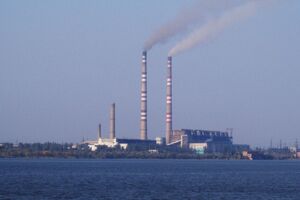 Оккупанты атаковали Кураховскую ТЭС
