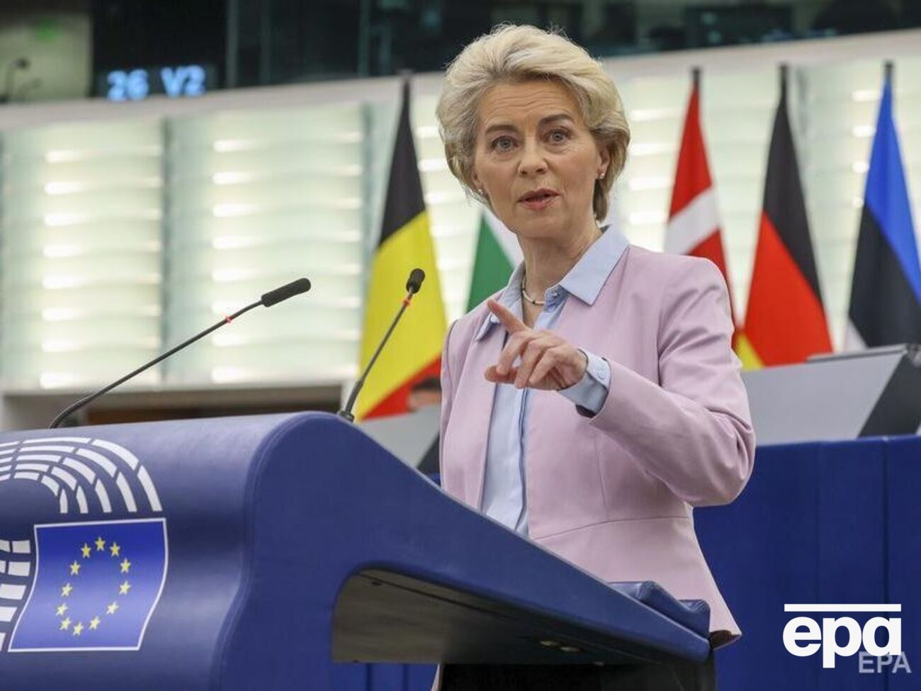 Фон дер Ляйен:&nbsp;Мы значительно ускорили диверсификацию за счет других поставщиков газа из-за рубежа. Но это дается высокой ценой