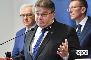 Линкявичюс отметил, что Россия объясняет свои неудачи на фронте тем, что якобы воюет не с Украиной, а с НАТО