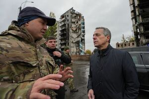 Кассіс (праворуч) прибув до України з офіційним візитом 20 жовтня