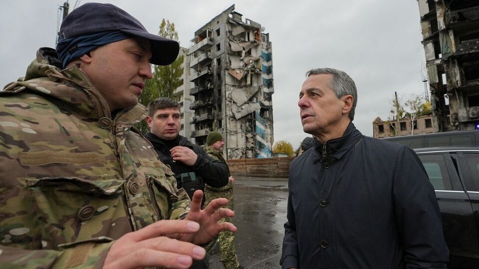 Кассіс (праворуч) прибув до України з офіційним візитом 20 жовтня