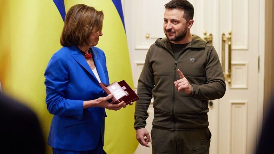 Пелосі отримала від Зеленського вже другий орден
