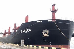 23 октября балкер Pangeo, зафрахтованный Всемирной продовольственной программой ООН, вышел из порта Черноморск, отметили в Мининфраструктуры Украины