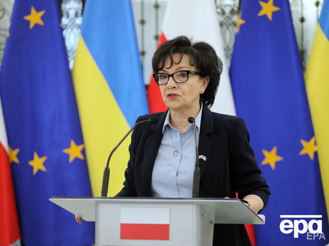 По словам Витек, Польша решительно выступает против преступных действий России в Украине