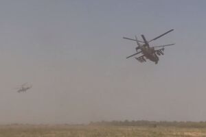 Українські військовослужбовці після полудня збили три російські вертольоти у Херсонській області