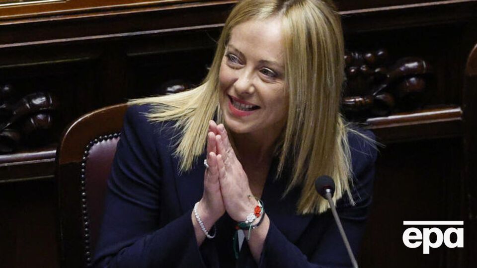 Джорджа Мелоні виступила перед парламентом