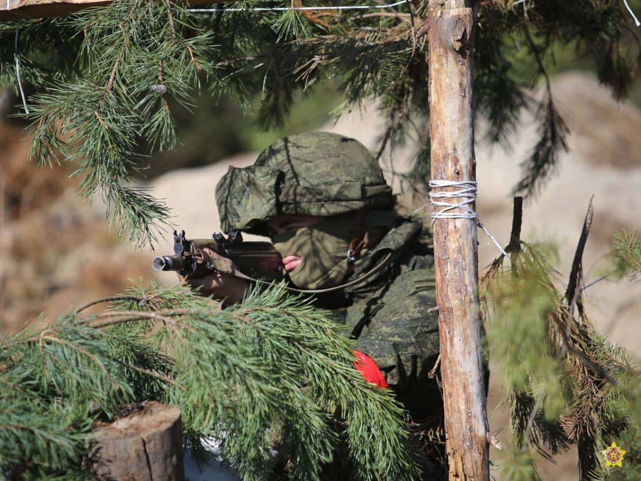 У селищі Мирне місцеві жителі зафіксували наявність білоруських військових, зазначив Федоров