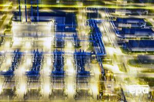 Европейские хранилища газа заполнены на 93,6%