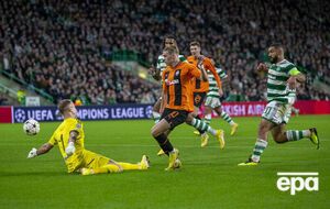 Гол Мудрика позволил "Шахтеру" заработать очки в поединке с "Селтиком"