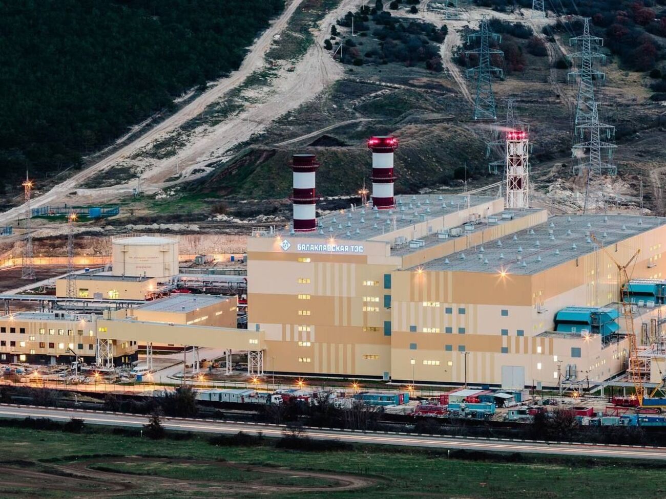 Оккупационные власти Севастополя утверждают, что Балаклавская ТЭС была атакована при помощи БПЛА