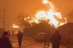 В Шахтерске сгорели цистерны с топливом для группировки войск оккупантов на Донбассе