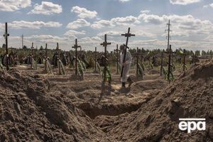 Після деокупації захоплених районів у Київській області виявили 1360 тіл загиблих