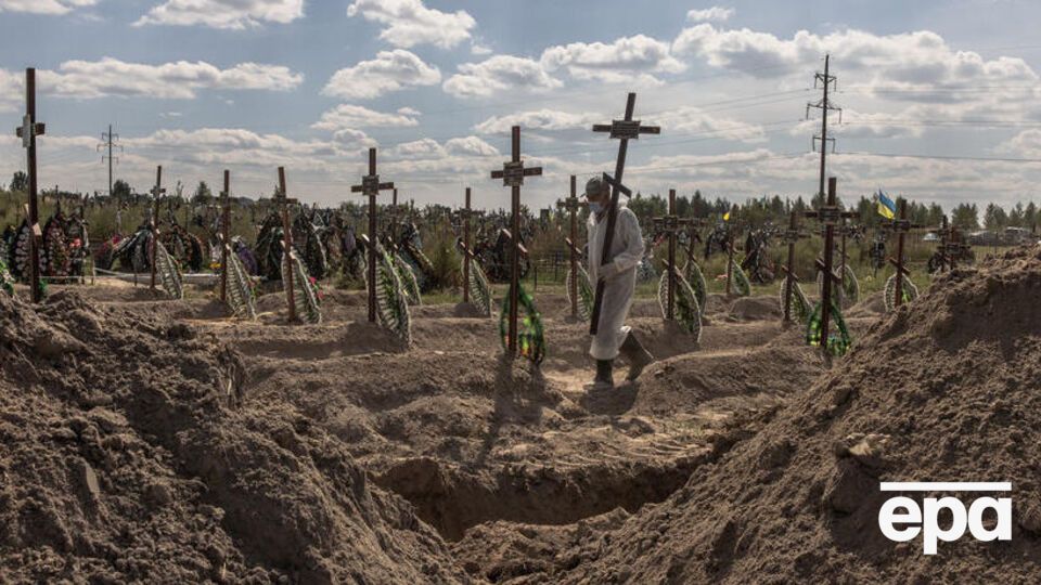 Після деокупації захоплених районів у Київській області виявили 1360 тіл загиблих