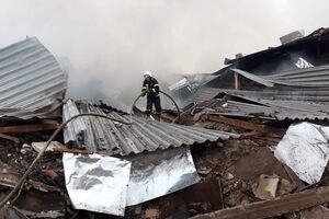 У Куп'янську внаслідок російських обстрілів пошкоджено цивільний промисловий об'єкт