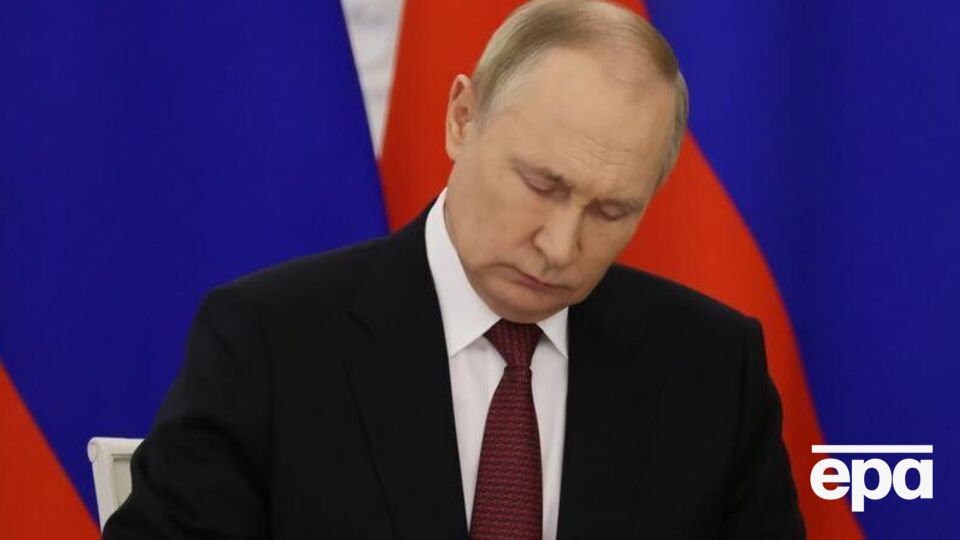 План спасения для Путина (на фото) – аннексия, ядерный шантаж, принуждение к миру, отметил Данилов