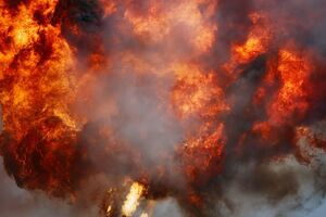 После атаки беспилотников в Белой Церкви возник пожар, известно об одном пострадавшем