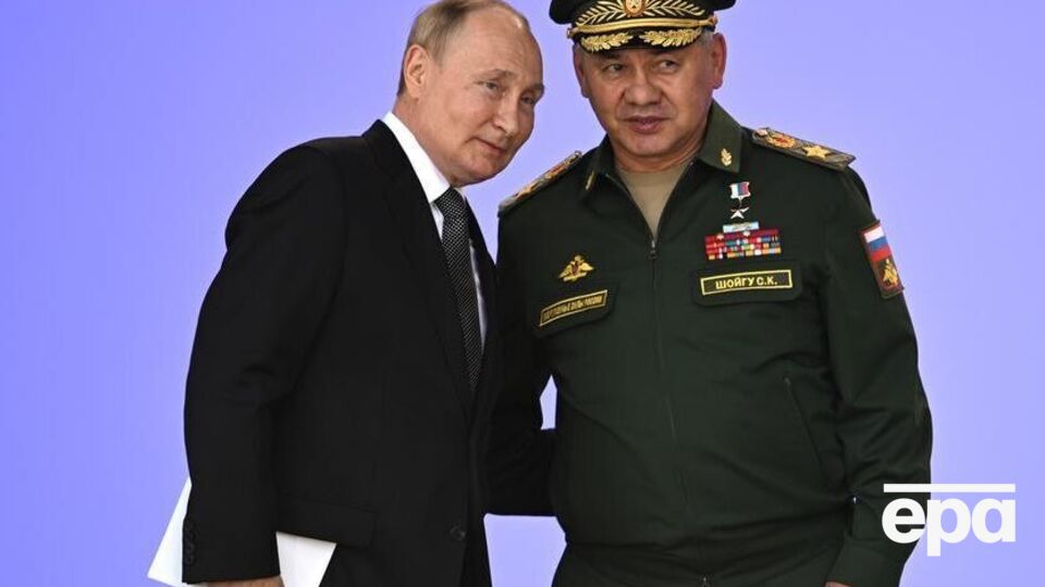 Шойгу, по мнению ISW, является удобным "громоотводом" для Путина