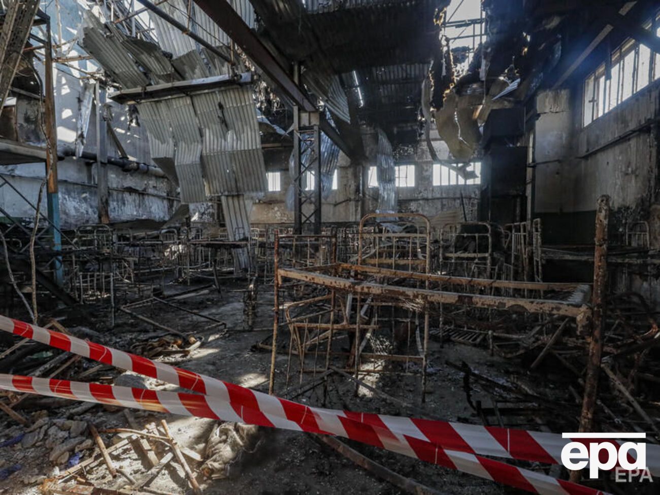 При взрыве в Оленовке погибло несколько десятков украинских военных, находившихся в плену