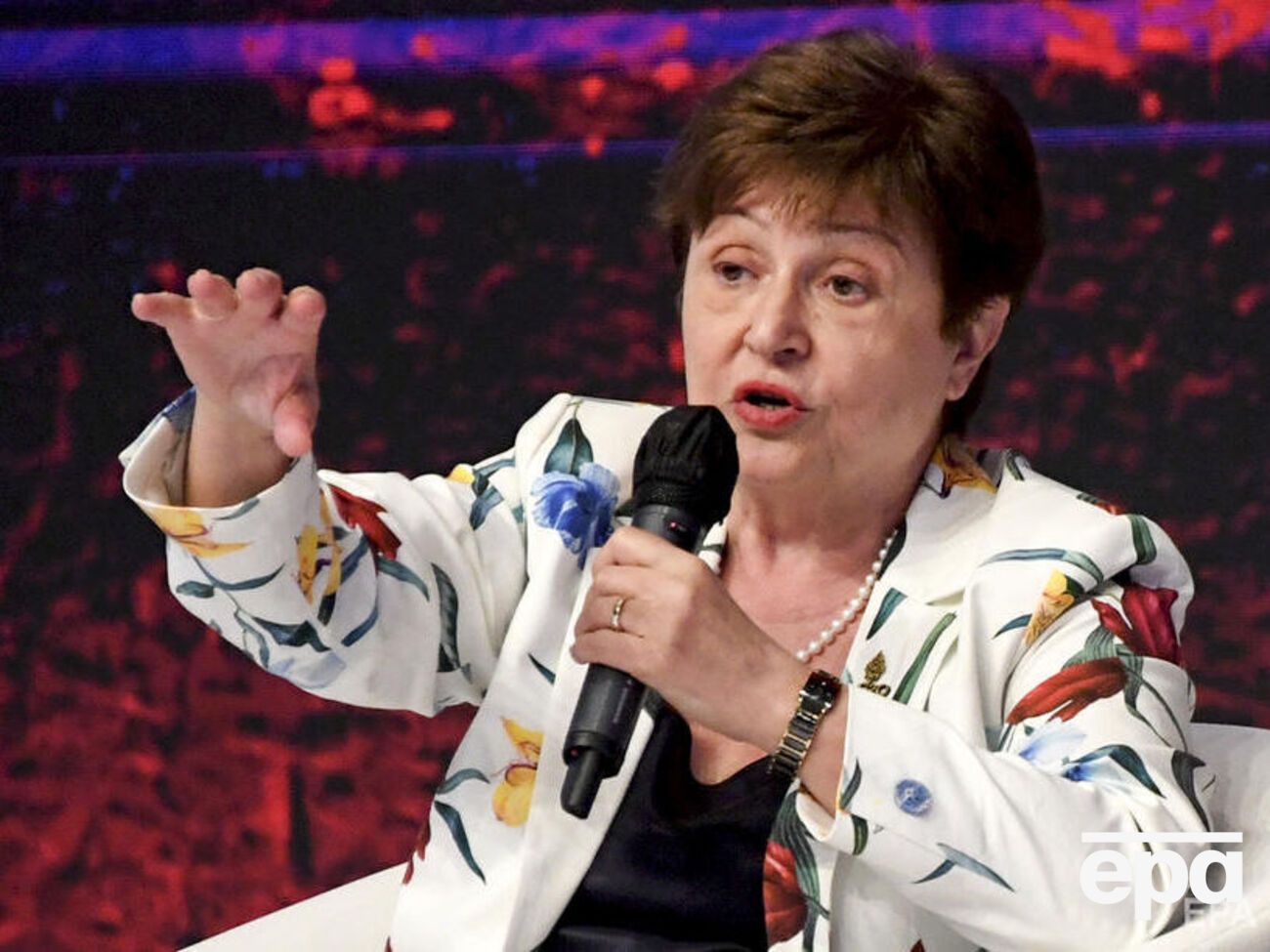 Георгієва зазначила, що зростають ризики рецесії