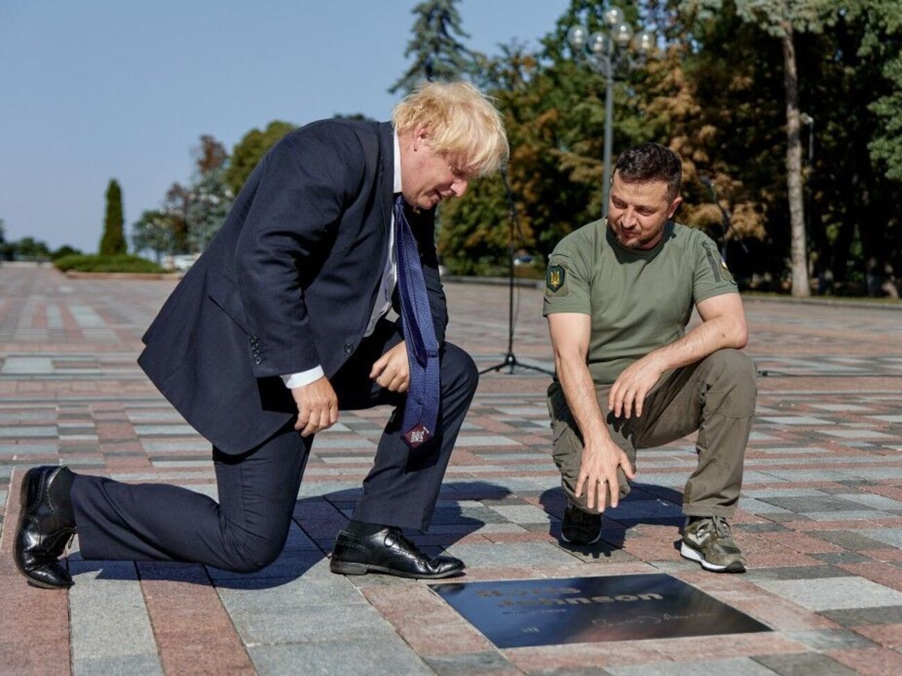 Джонсон 24 августа, в День Независимости Украины, приехал в Киев в третий раз с начала полномасштабного вторжения России