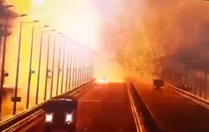 Міст після пожежі закрили для проїзду