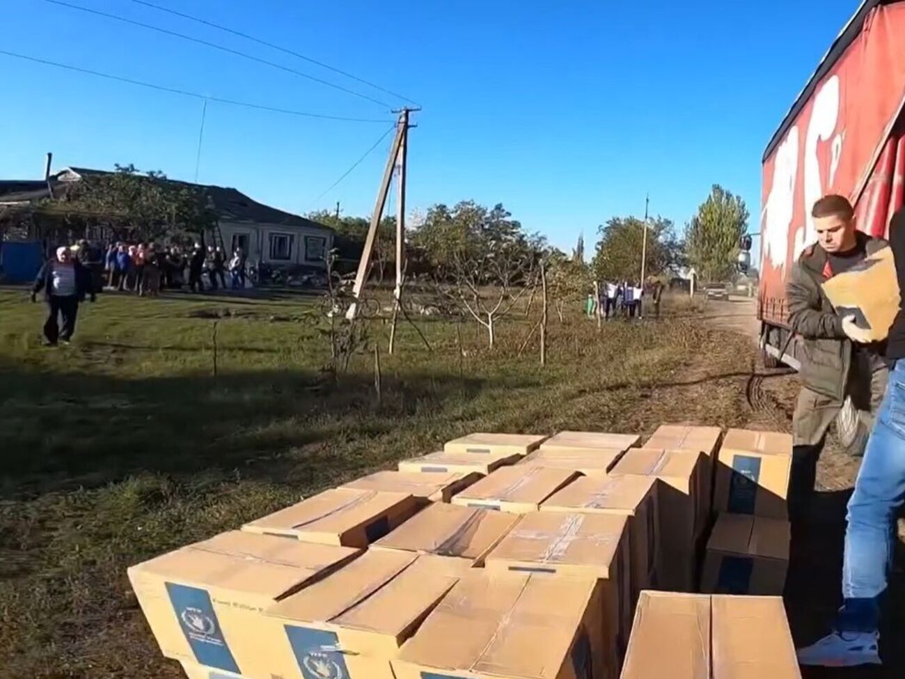 До Шевченківки Херсонської області привезли гуманітарну допомогу, зазначили в ОВА