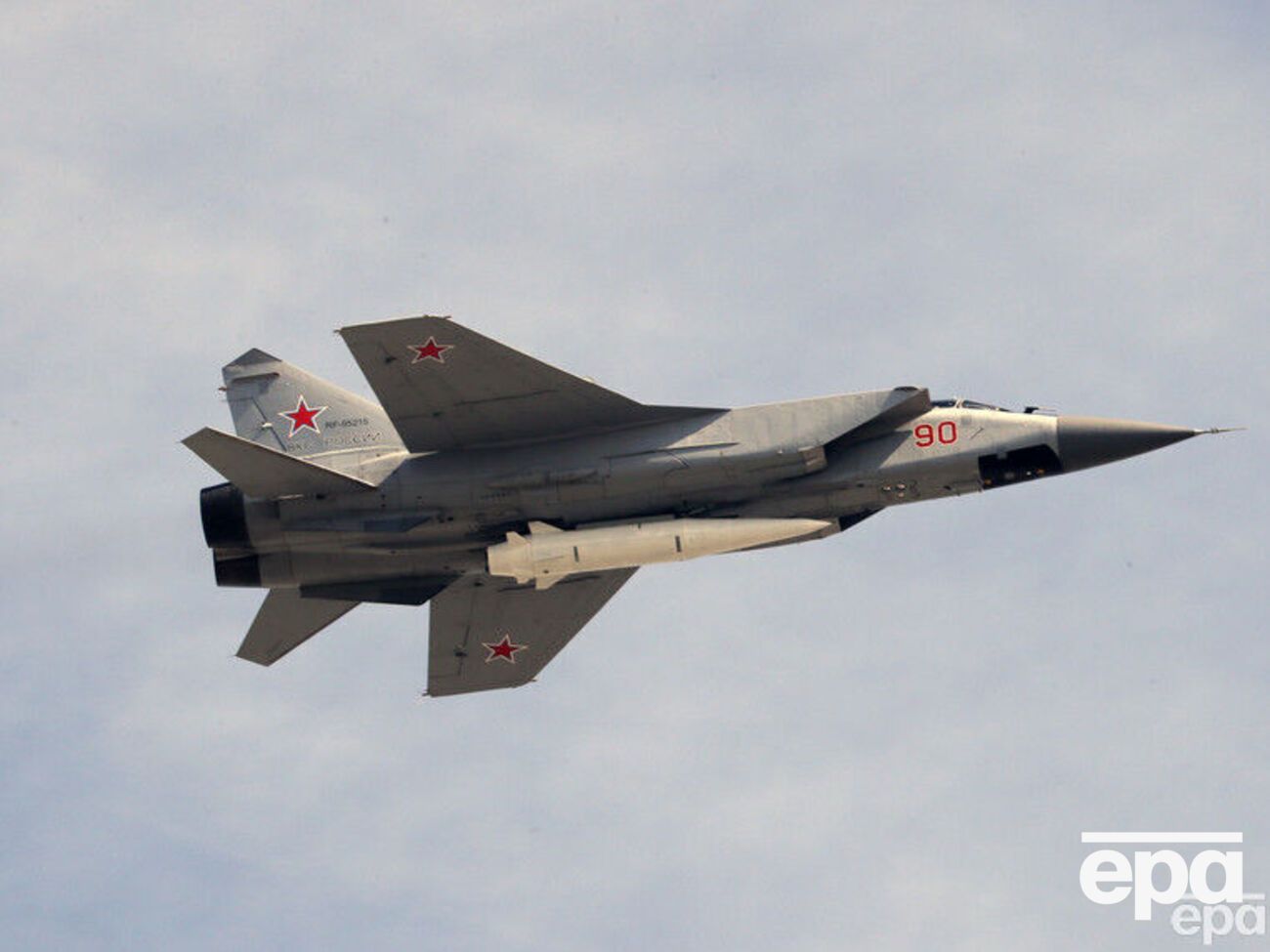 РФ разместила в Беларуси истребители МИГ-31, способные нести гиперзвуковое оружие